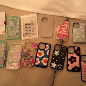 iPhone 13 PRO MAX CASES AND 2 Phone Chargers